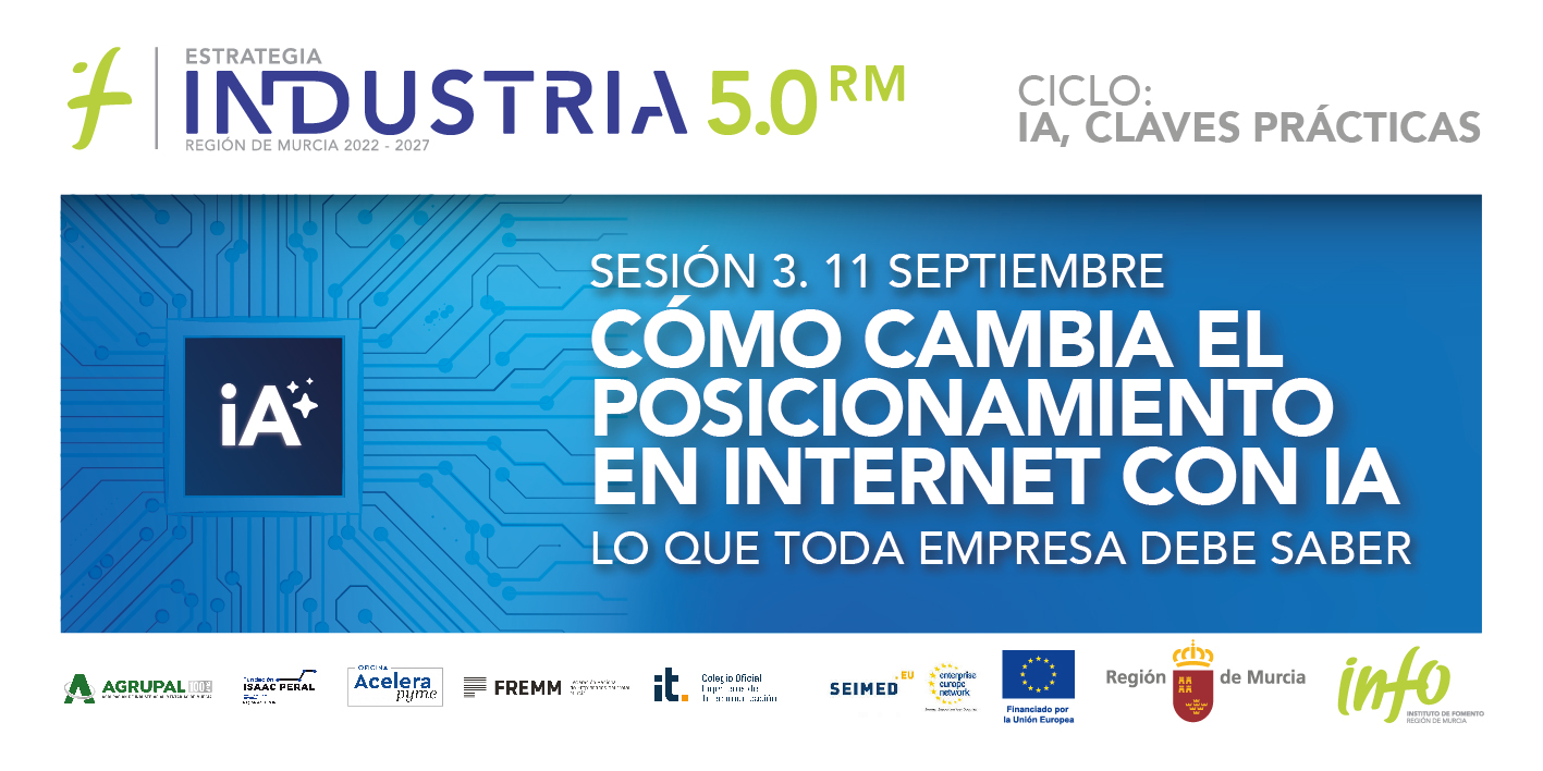 Ciclo IA: C&oacute;mo cambia el posicionamiento en internet con IA (ON LINE)