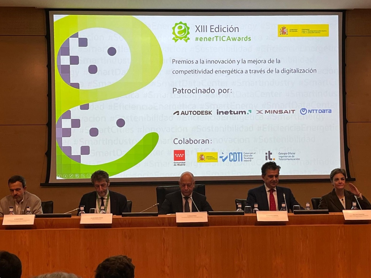 Ceremonia de entrega de los enerTIC Ceremonia de entrega de los enerTIC