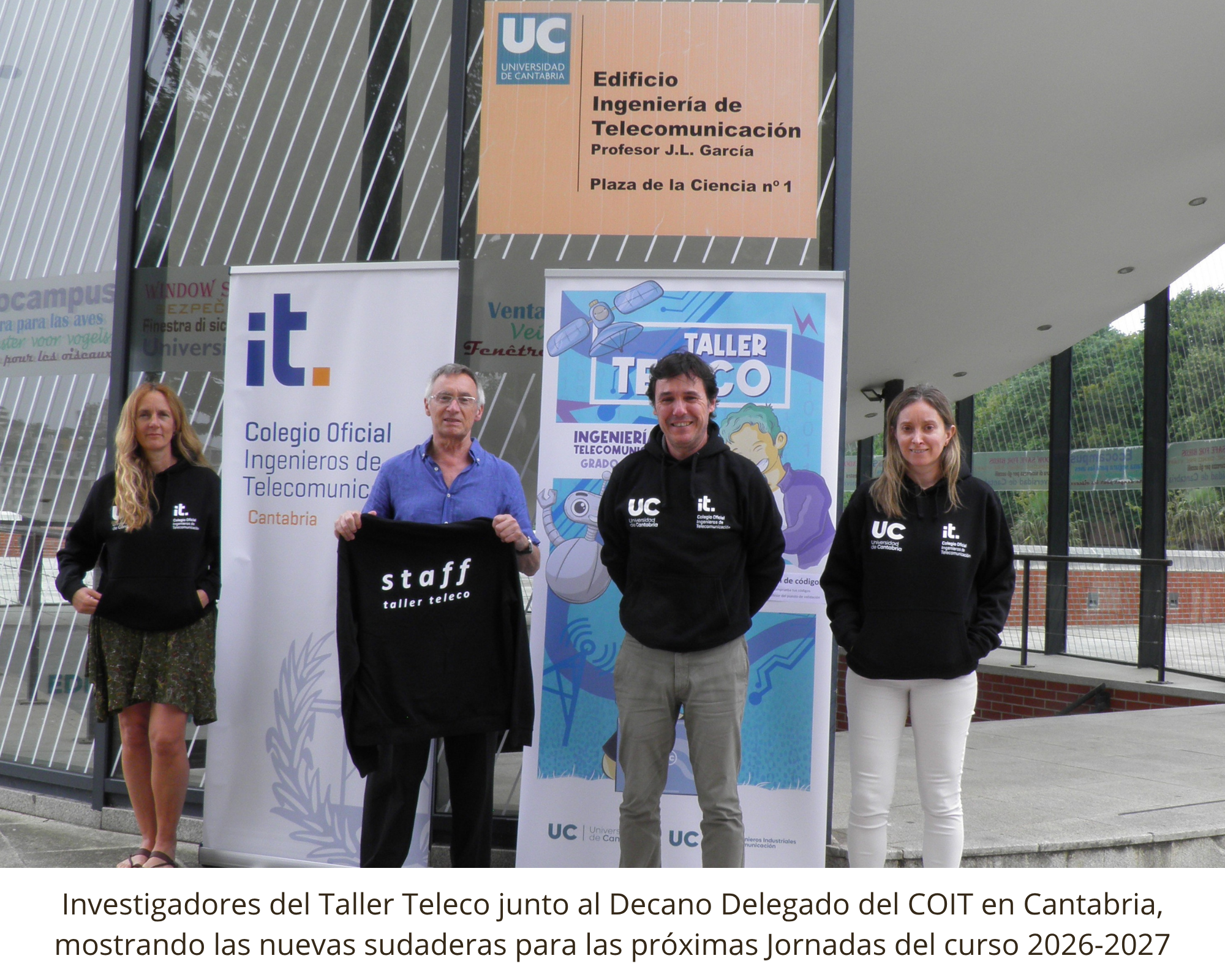 La Delegación del COIT en Cantabria colabora con las Jornadas “Taller Teleco” de la Universidad de Cantabria. La Delegación del COIT en Cantabria colabora con las Jornadas “Taller Teleco” de la Universidad de Cantabria.