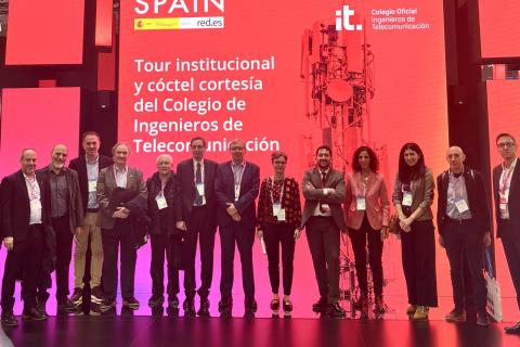 El COIT refuerza la voz de la ingeniería de telecomunicación en el MWC26 Barcelona