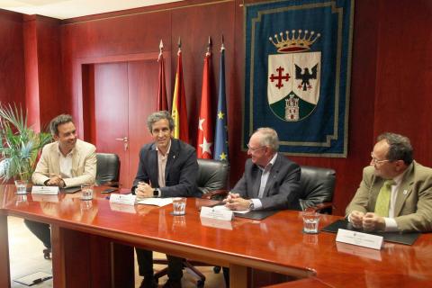 AEIT-Madrid y el COIT firman un acuerdo de colaboración con el Ayuntamiento de Alcobendas
