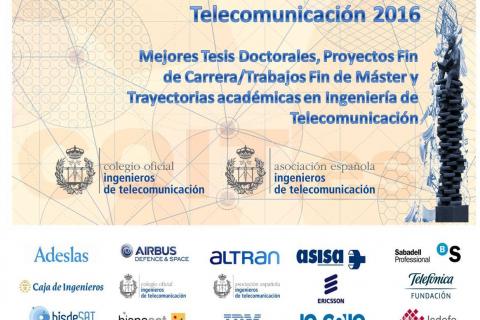 Entrega de premios. XXXVII edición Premios Ingenieros de Telecomunicación  2016