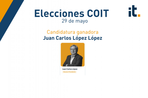Juan Carlos López, elegido nuevo decano del COIT