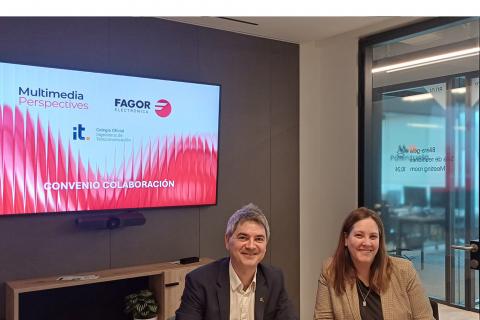 Firmamos un acuerdo de colaboración con Fagor Electrónica para impulsar la formación técnica especializada de nuestros colegiados