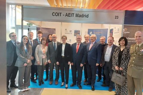 COIT y AEIT-Madrid en SATELEC 2024: 50 años conectando futuros profesionales con la innovación tecnológica