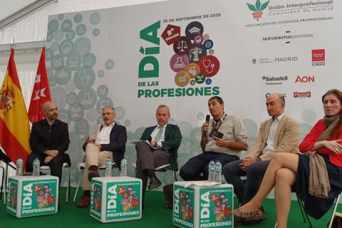 Orientación, innovación y compromiso social marcan la 9ª edición del Día de las Profesiones en Madrid, con la participación de nuestro Colegio en diferentes actividades