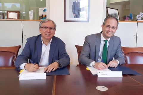 El Colegio y UNIE Universidad firman un acuerdo para facilitar el acceso a formación universitaria en condiciones preferentes