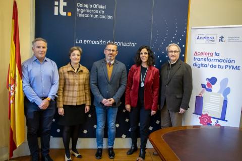 El Instituto Municipal para el Empleo y la Promoción Económica de Alcorcón y el COIT firman un convenio para impulsar la transformación digital de empresas en el municipio