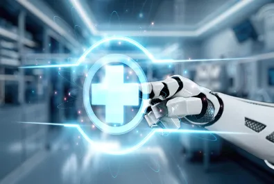 Mano robotica salud digital IA