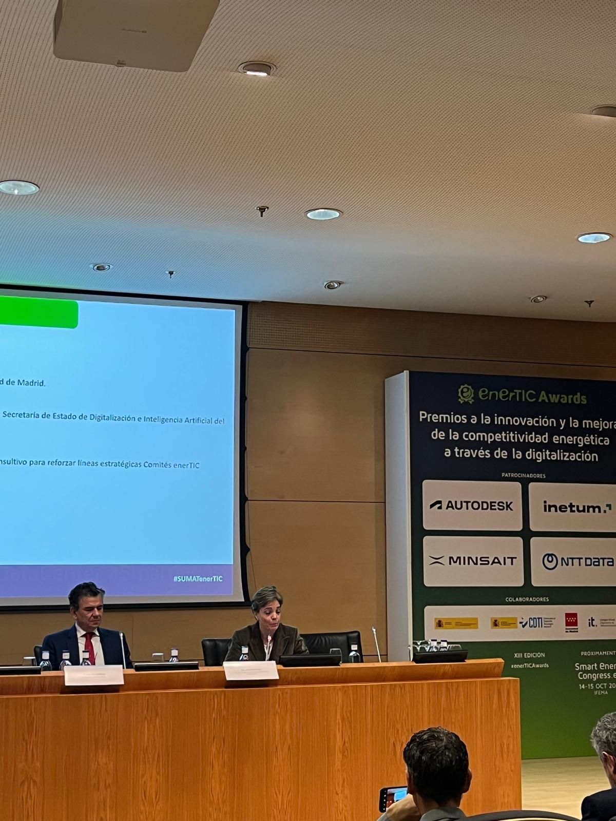 Ceremonia de entrega de los enerTIC Ceremonia de entrega de los enerTIC