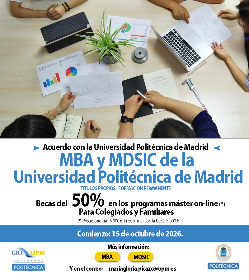 MBA y MDSIC de la UPM