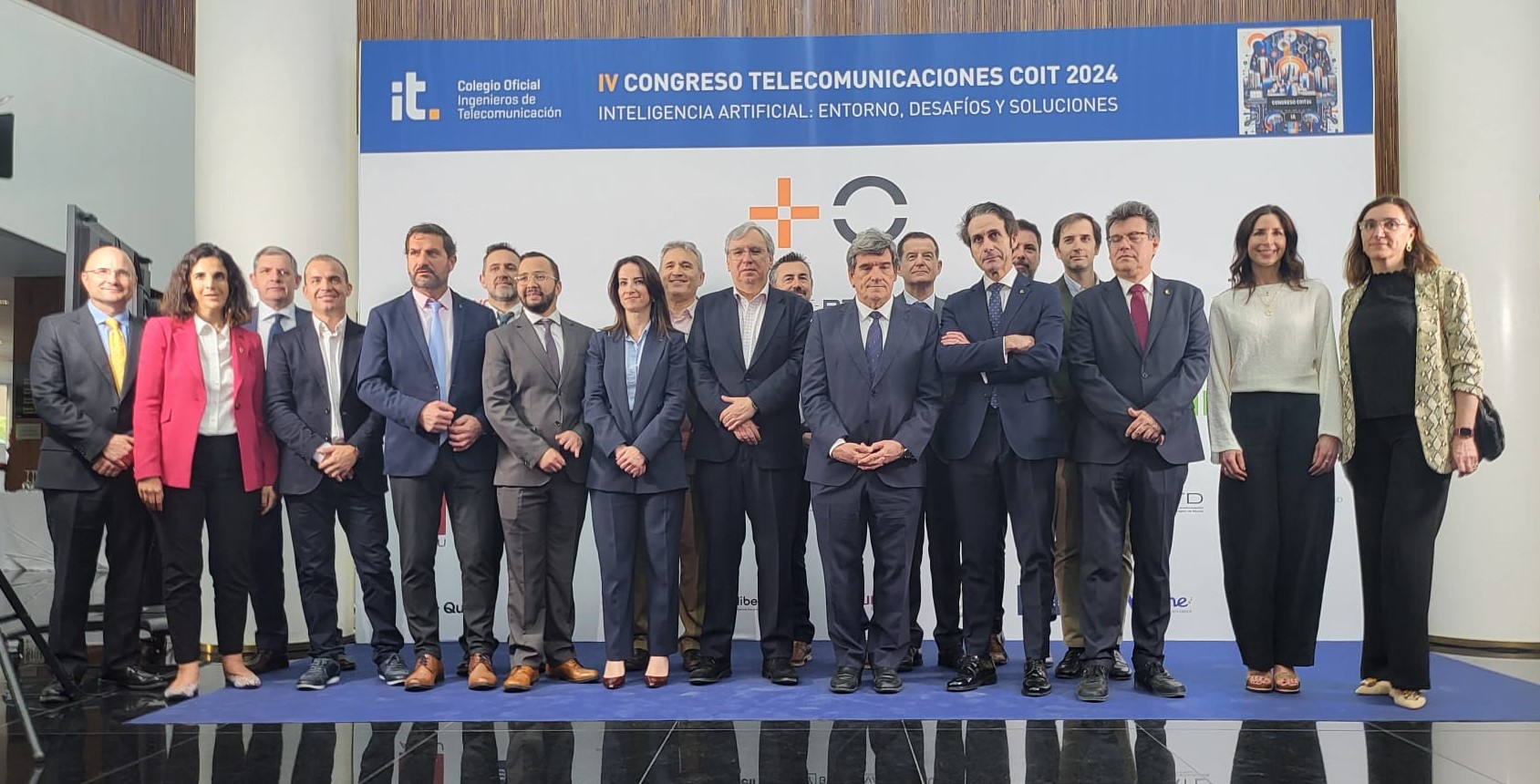 Foto de familia. IV Congreso de Telecomunicaciones COIT 2024