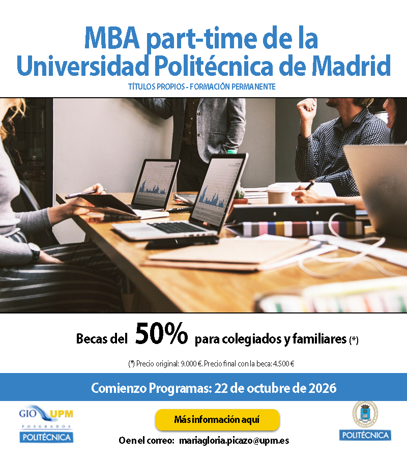 MBA part-time UPM 22 octubre 2026 MBA part-time UPM 22 octubre 2026