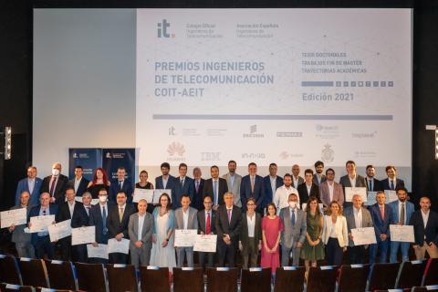 Entrega de la 42ª edición de los Premios Ingenieros de Telecomunicación COIT-AEIT